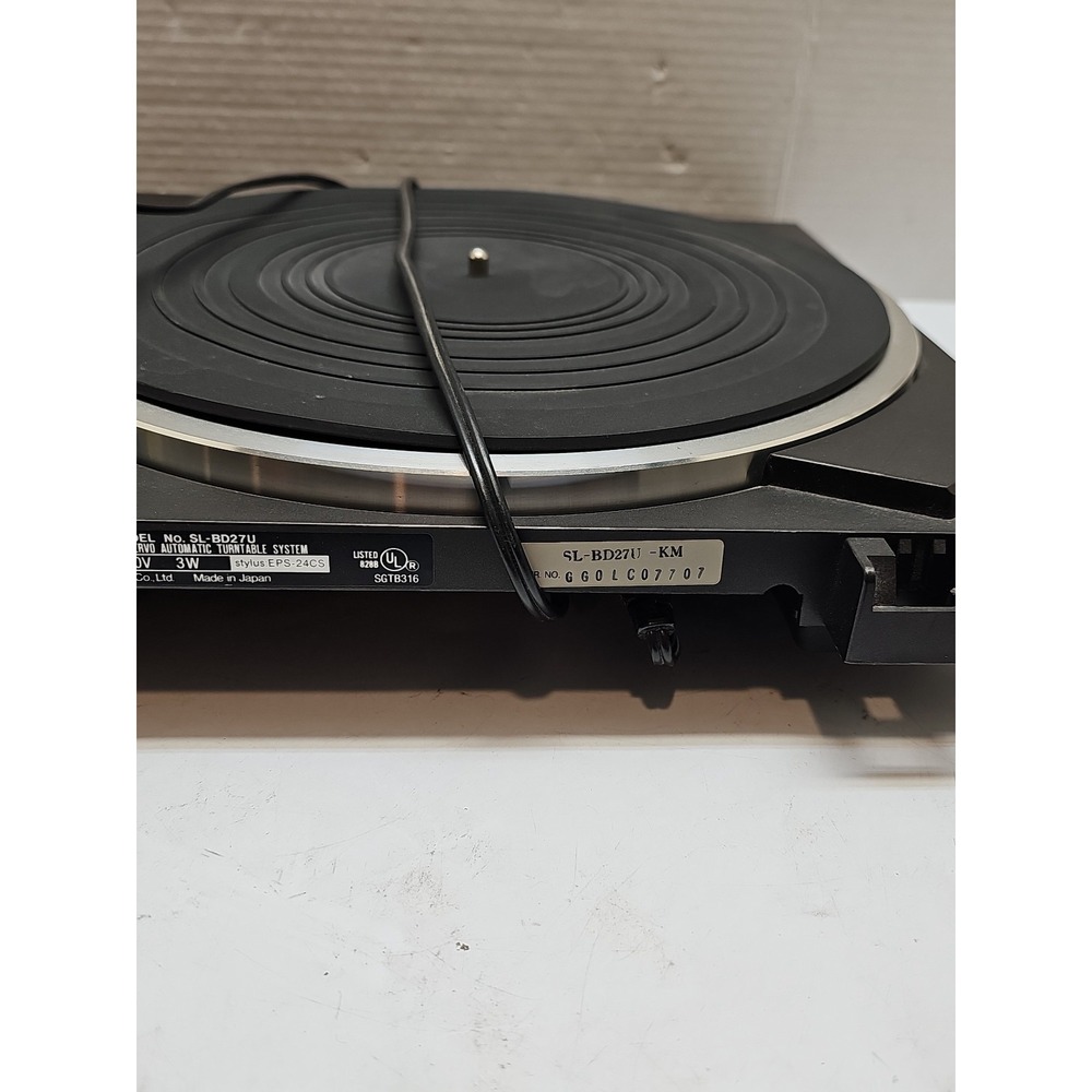 Technics DC Servo SL-BD27U Automatic Turntable System Works! - Picture 10 of 11